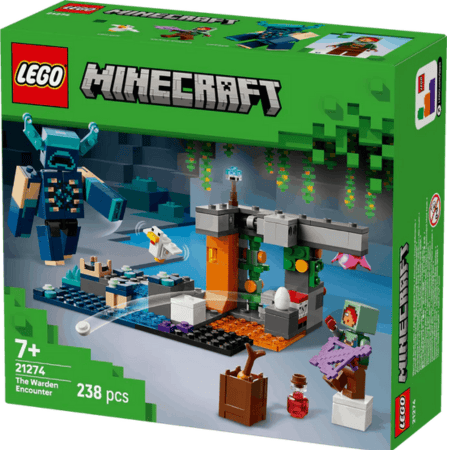 Curious Minds Toys & Games > Toys > Construction Toys > Interlocking Blocks > LEGO > LEGO Minecraft Lego Minecraft 21274 The Warden Encounter Playset for Ages 7 and Up