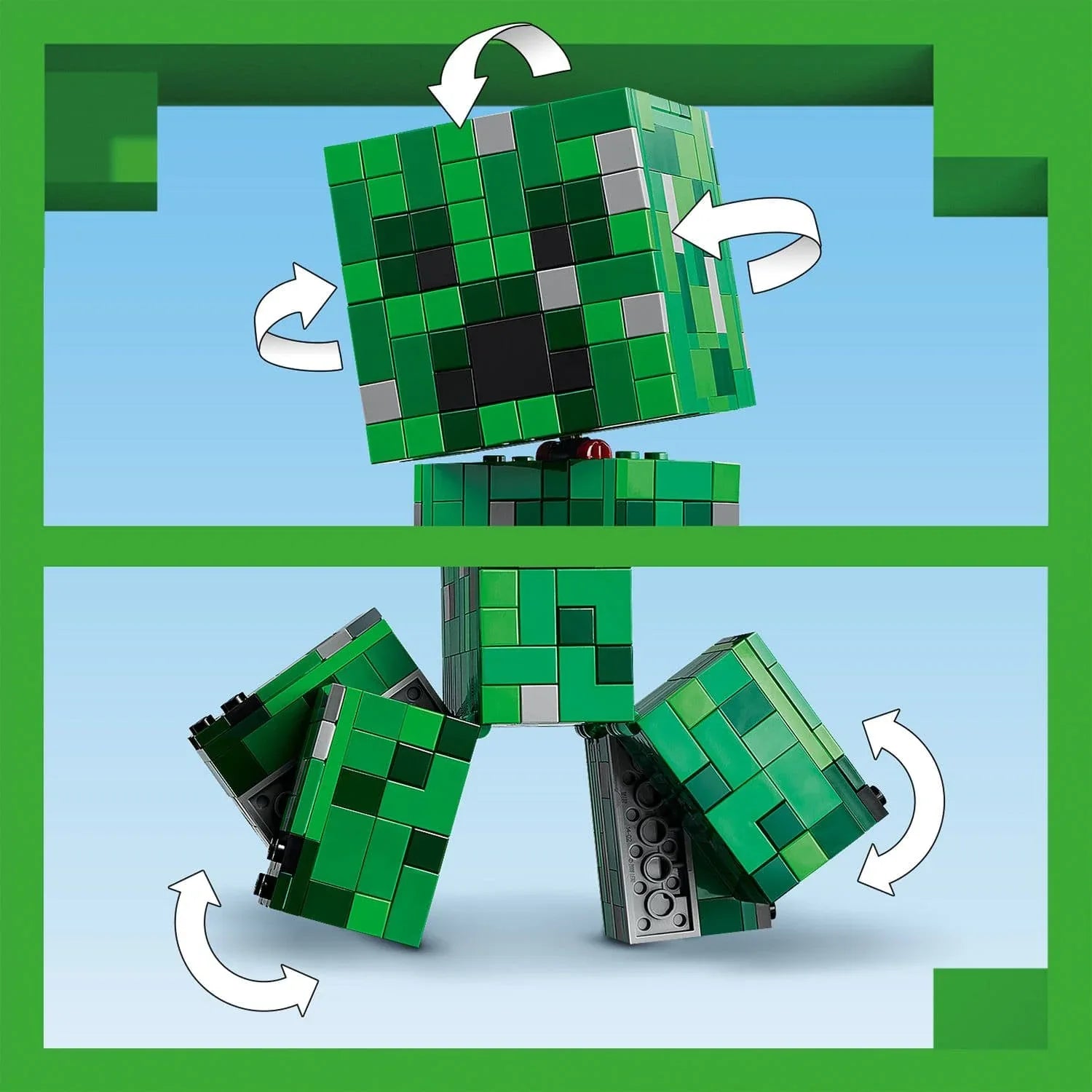 Curious Minds Toys & Games > Toys > Construction Toys > Interlocking Blocks > LEGO > LEGO Minecraft Lego Minecraft 21276 The Creeper Buildable Playset for Ages 10 and Up