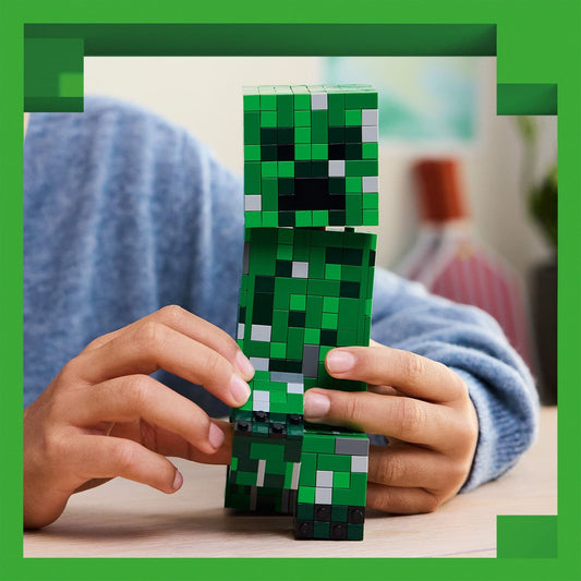 Curious Minds Toys & Games > Toys > Construction Toys > Interlocking Blocks > LEGO > LEGO Minecraft Lego Minecraft 21276 The Creeper Buildable Playset for Ages 10 and Up