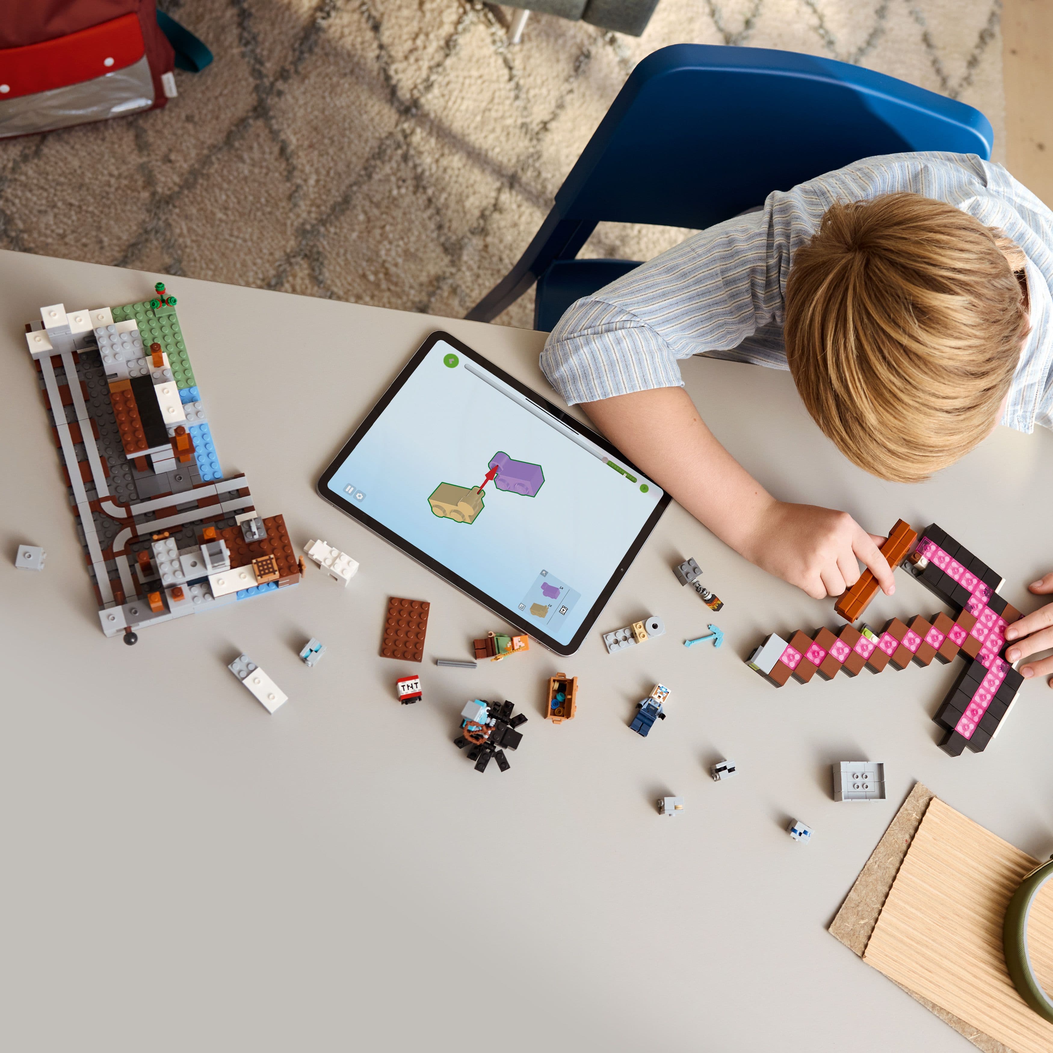 Curious Minds Toys & Games > Toys > Construction Toys > Interlocking Blocks > LEGO > LEGO Minecraft Lego Minecraft 21277 The Pickaxe Mine Buildable Playset for Age 8 & Up