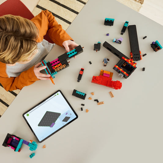 Curious Minds Toys & Games > Toys > Construction Toys > Interlocking Blocks > LEGO > LEGO Minecraft Lego Minecraft 21279 The Enderman Tower Buildable Playset for Ages 9+