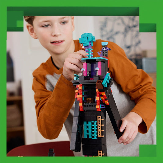 Curious Minds Toys & Games > Toys > Construction Toys > Interlocking Blocks > LEGO > LEGO Minecraft Lego Minecraft 21279 The Enderman Tower Buildable Playset for Ages 9+