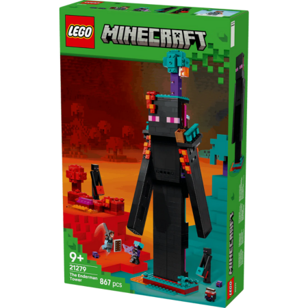 Curious Minds Toys & Games > Toys > Construction Toys > Interlocking Blocks > LEGO > LEGO Minecraft Lego Minecraft 21279 The Enderman Tower Buildable Playset for Ages 9+