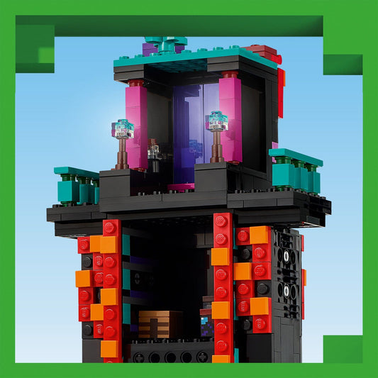 Curious Minds Toys & Games > Toys > Construction Toys > Interlocking Blocks > LEGO > LEGO Minecraft Lego Minecraft 21279 The Enderman Tower Buildable Playset for Ages 9+