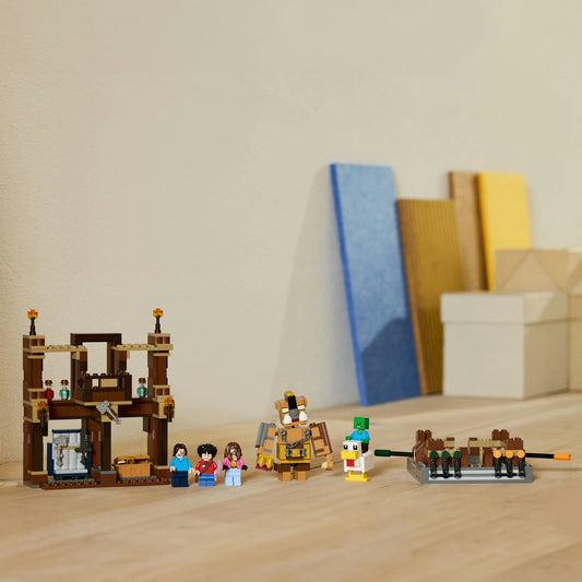 Curious Minds Toys & Games > Toys > Construction Toys > Interlocking Blocks > LEGO > LEGO Minecraft Lego Minecraft Movie 21272 Woodland Mansion Fighting Ring for Ages 10+