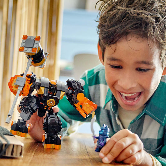 Curious Minds Toys & Games > Toys > Construction Toys > Interlocking Blocks > LEGO > LEGO Ninjago Lego Ninjago 71806 Cole's Elemental Earth Mech Playset for Ages 7 & Up