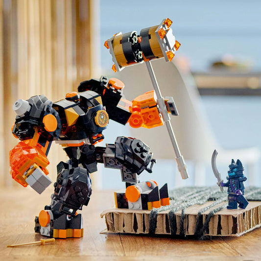 Curious Minds Toys & Games > Toys > Construction Toys > Interlocking Blocks > LEGO > LEGO Ninjago Lego Ninjago 71806 Cole's Elemental Earth Mech Playset for Ages 7 & Up