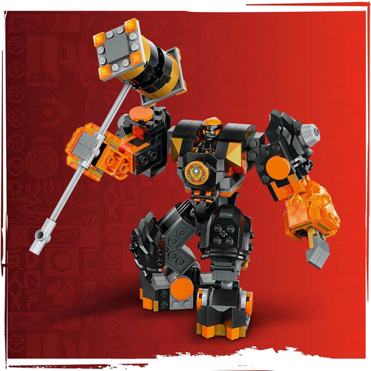 Curious Minds Toys & Games > Toys > Construction Toys > Interlocking Blocks > LEGO > LEGO Ninjago Lego Ninjago 71806 Cole's Elemental Earth Mech Playset for Ages 7 & Up