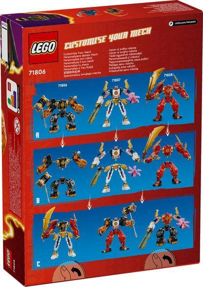 Curious Minds Toys & Games > Toys > Construction Toys > Interlocking Blocks > LEGO > LEGO Ninjago Lego Ninjago 71806 Cole's Elemental Earth Mech Playset for Ages 7 & Up