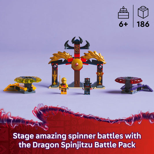 Curious Minds Toys & Games > Toys > Construction Toys > Interlocking Blocks > LEGO > LEGO Ninjago Lego Ninjago 71826 Dragon Spinjitzu Battle Pack Playset for Age 6 & Up