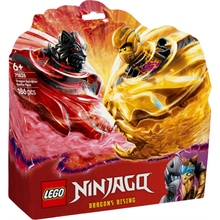 Curious Minds Toys & Games > Toys > Construction Toys > Interlocking Blocks > LEGO > LEGO Ninjago Lego Ninjago 71826 Dragon Spinjitzu Battle Pack Playset for Age 6 & Up