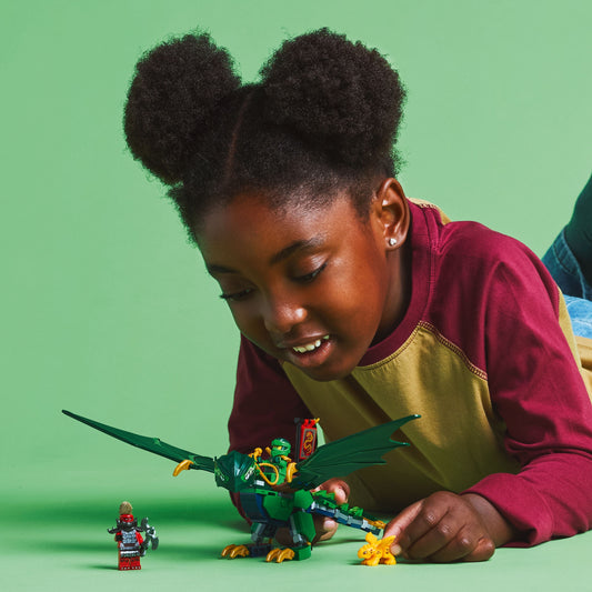 Curious Minds Toys & Games > Toys > Construction Toys > Interlocking Blocks > LEGO > LEGO Ninjago Lego Ninjago 71829 Lloyd's Green Forest Dragon Playset for Ages 6 & Up