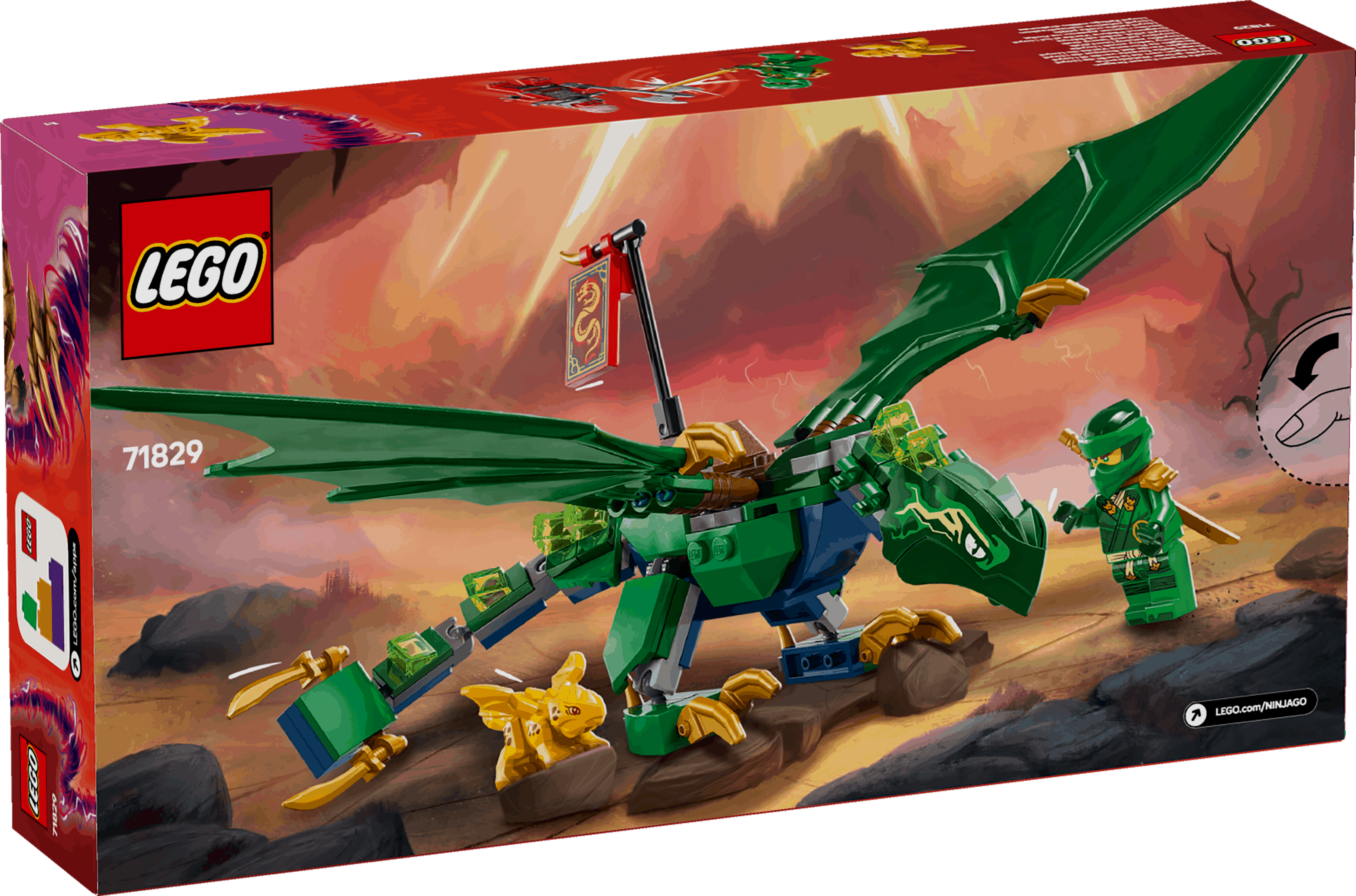 Curious Minds Toys & Games > Toys > Construction Toys > Interlocking Blocks > LEGO > LEGO Ninjago Lego Ninjago 71829 Lloyd's Green Forest Dragon Playset for Ages 6 & Up