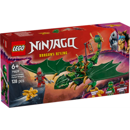 Curious Minds Toys & Games > Toys > Construction Toys > Interlocking Blocks > LEGO > LEGO Ninjago Lego Ninjago 71829 Lloyd's Green Forest Dragon Playset for Ages 6 & Up