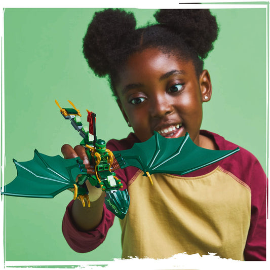 Curious Minds Toys & Games > Toys > Construction Toys > Interlocking Blocks > LEGO > LEGO Ninjago Lego Ninjago 71829 Lloyd's Green Forest Dragon Playset for Ages 6 & Up