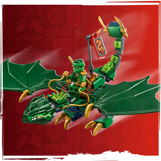 Curious Minds Toys & Games > Toys > Construction Toys > Interlocking Blocks > LEGO > LEGO Ninjago Lego Ninjago 71829 Lloyd's Green Forest Dragon Playset for Ages 6 & Up