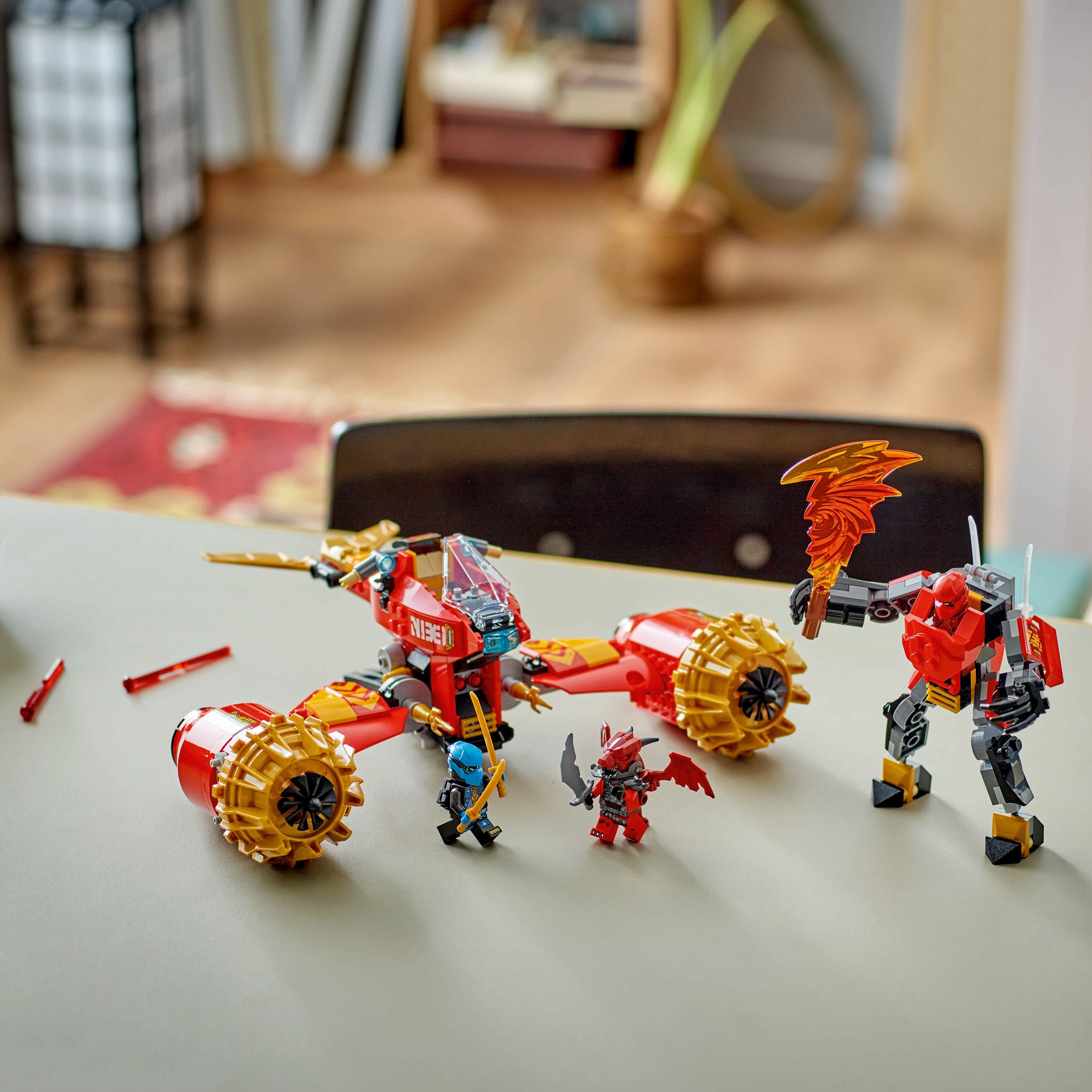 Curious Minds Toys & Games > Toys > Construction Toys > Interlocking Blocks > LEGO > LEGO Ninjago Lego Ninjago 71830 Kai's Mech Storm Rider Playset for Ages 7 and Up