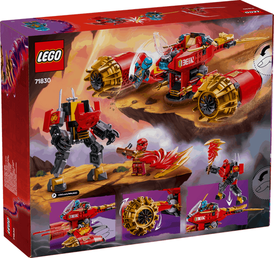Curious Minds Toys & Games > Toys > Construction Toys > Interlocking Blocks > LEGO > LEGO Ninjago Lego Ninjago 71830 Kai's Mech Storm Rider Playset for Ages 7 and Up