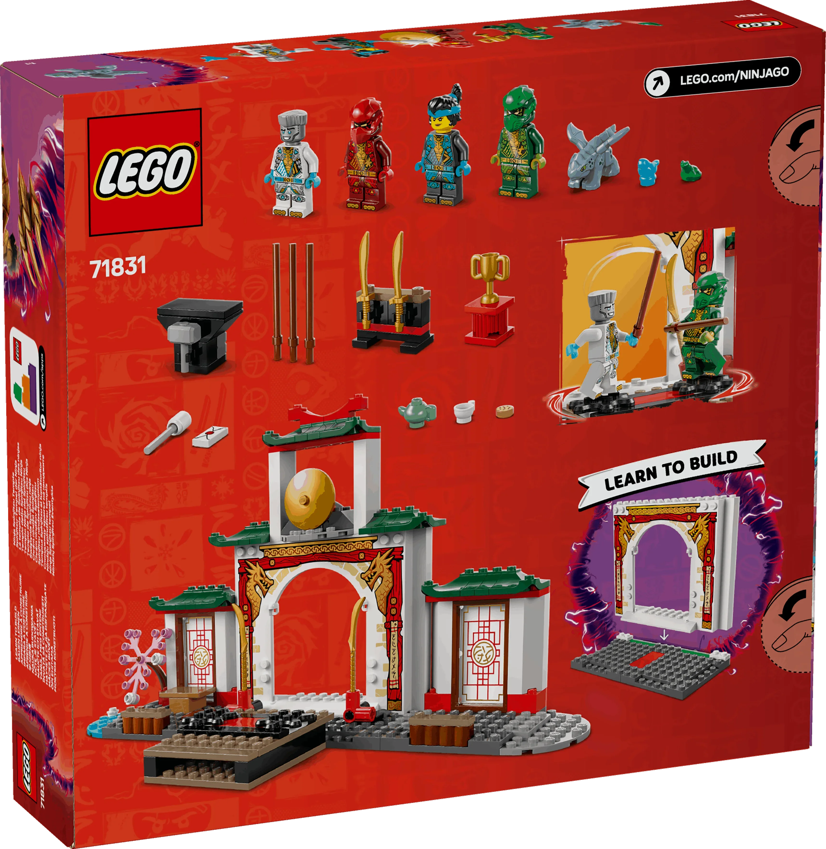 Curious Minds Toys & Games > Toys > Construction Toys > Interlocking Blocks > LEGO > LEGO Ninjago Lego Ninjago 71831 Ninja Spinjitzu Temple Playset for Ages 4 and Up