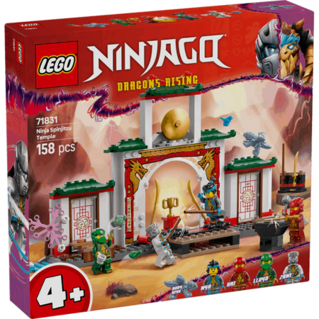 Curious Minds Toys & Games > Toys > Construction Toys > Interlocking Blocks > LEGO > LEGO Ninjago Lego Ninjago 71831 Ninja Spinjitzu Temple Playset for Ages 4 and Up