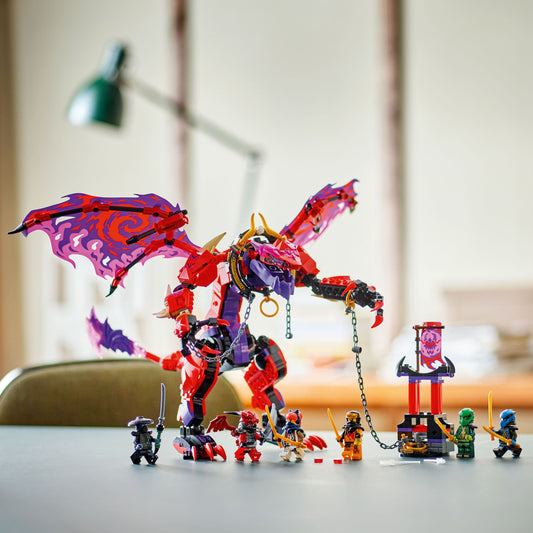 Curious Minds Toys & Games > Toys > Construction Toys > Interlocking Blocks > LEGO > LEGO Ninjago Lego Ninjago 71832 Thunderfang Dragon of Chaos Toy for Ages 8 and Up