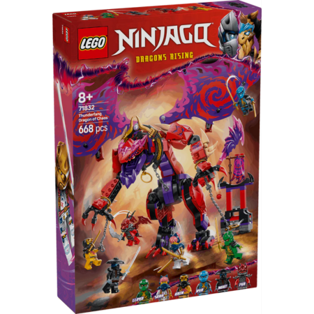 Curious Minds Toys & Games > Toys > Construction Toys > Interlocking Blocks > LEGO > LEGO Ninjago Lego Ninjago 71832 Thunderfang Dragon of Chaos Toy for Ages 8 and Up