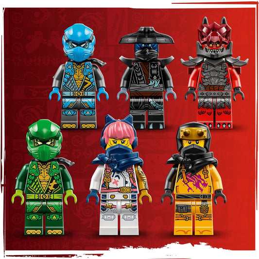 Curious Minds Toys & Games > Toys > Construction Toys > Interlocking Blocks > LEGO > LEGO Ninjago Lego Ninjago 71832 Thunderfang Dragon of Chaos Toy for Ages 8 and Up