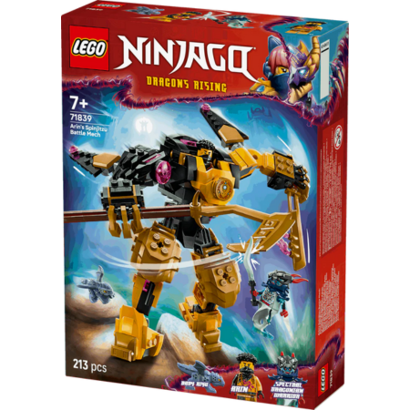 Curious Minds Toys & Games > Toys > Construction Toys > Interlocking Blocks > LEGO > LEGO Ninjago Lego Ninjago 71839 Arin's Spinjitzu Battle Mech Playset for Age 7 & Up