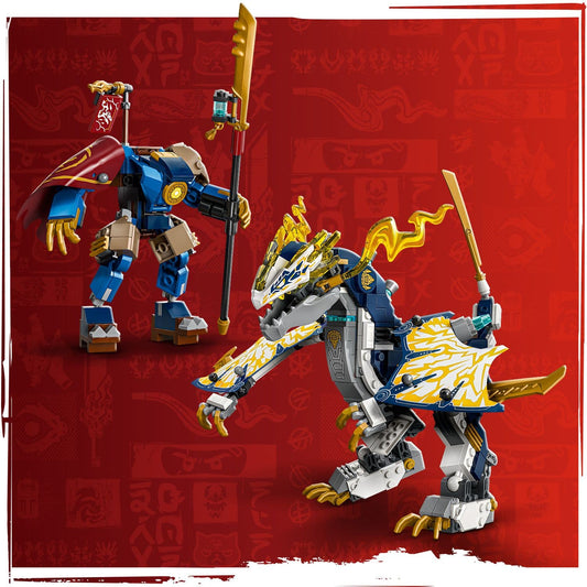 Curious Minds Toys & Games > Toys > Construction Toys > Interlocking Blocks > LEGO > LEGO Ninjago Lego Ninjago 71843 Rogue's Mech Dragon Rider Playset for Ages 8 and Up