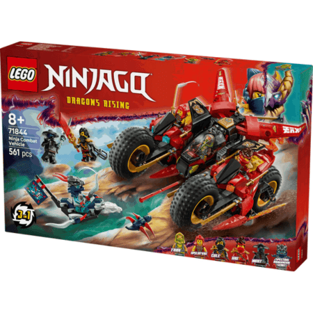 Curious Minds Toys & Games > Toys > Construction Toys > Interlocking Blocks > LEGO > LEGO Ninjago Lego Ninjago 71844 Ninja Combat Vehicle Toy Playset for Ages 8 and Up