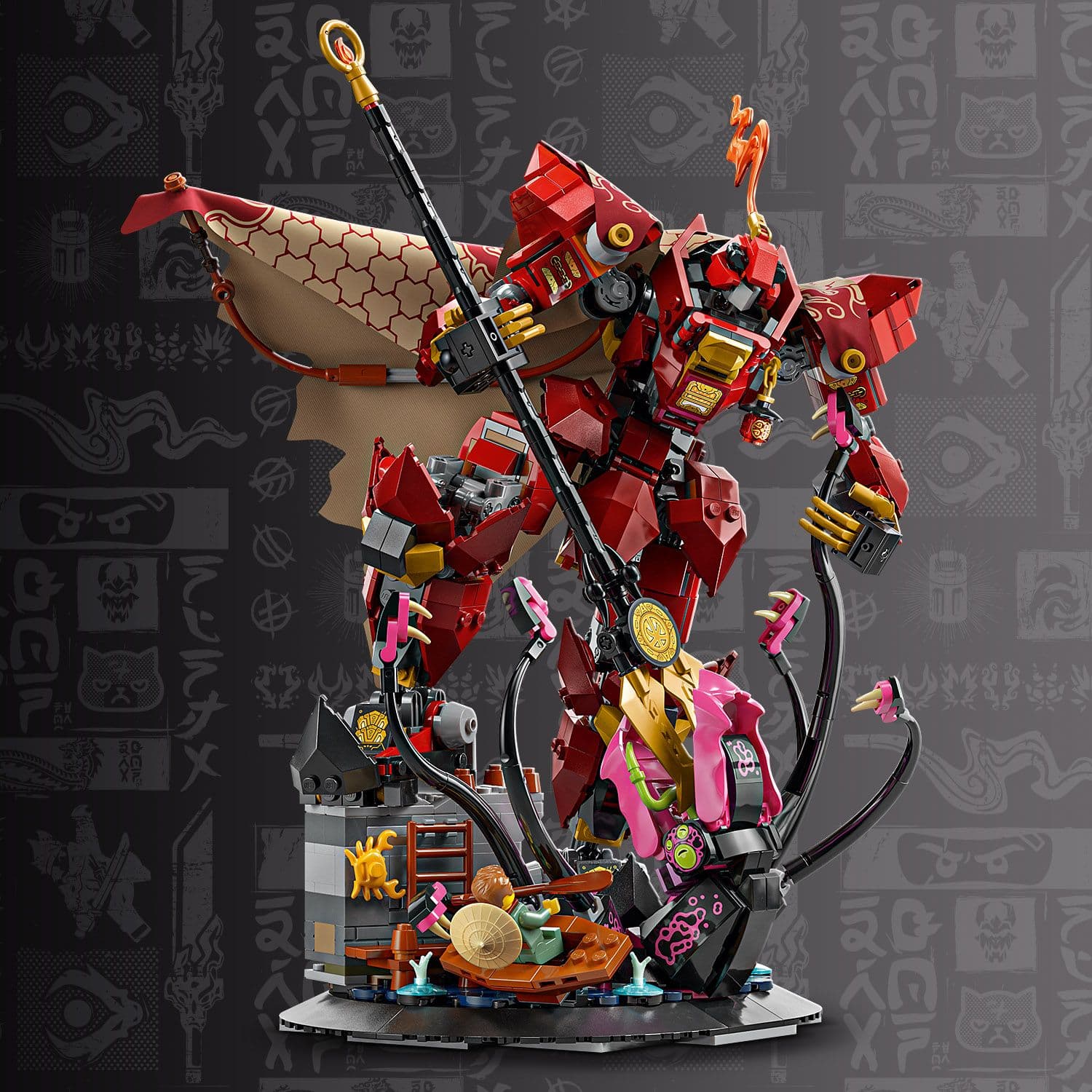 Curious Minds Toys & Games > Toys > Construction Toys > Interlocking Blocks > LEGO > LEGO Ninjago Lego Ninjago Legends 71846 The Fire Knight Mech for Teens Ages 14 & Up