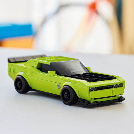 Curious Minds Toys & Games > Toys > Construction Toys > Interlocking Blocks > LEGO > LEGO Speed Champions Lego Speed Champions 77237 Dodge Challenger SRT Hellcat Car for Age 9+