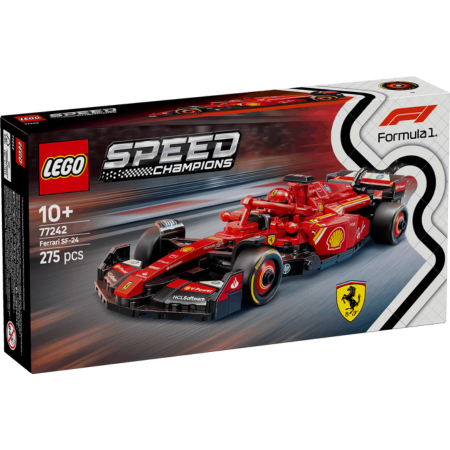 Curious Minds Toys & Games > Toys > Construction Toys > Interlocking Blocks > LEGO > LEGO Speed Champions Lego Speed Champions 77242 Ferrari SF-24 F1 Race Car for Ages 10 & Up