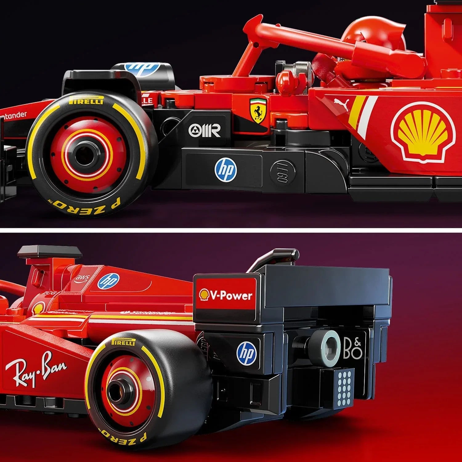 Curious Minds Toys & Games > Toys > Construction Toys > Interlocking Blocks > LEGO > LEGO Speed Champions Lego Speed Champions 77242 Ferrari SF-24 F1 Race Car for Ages 10 & Up