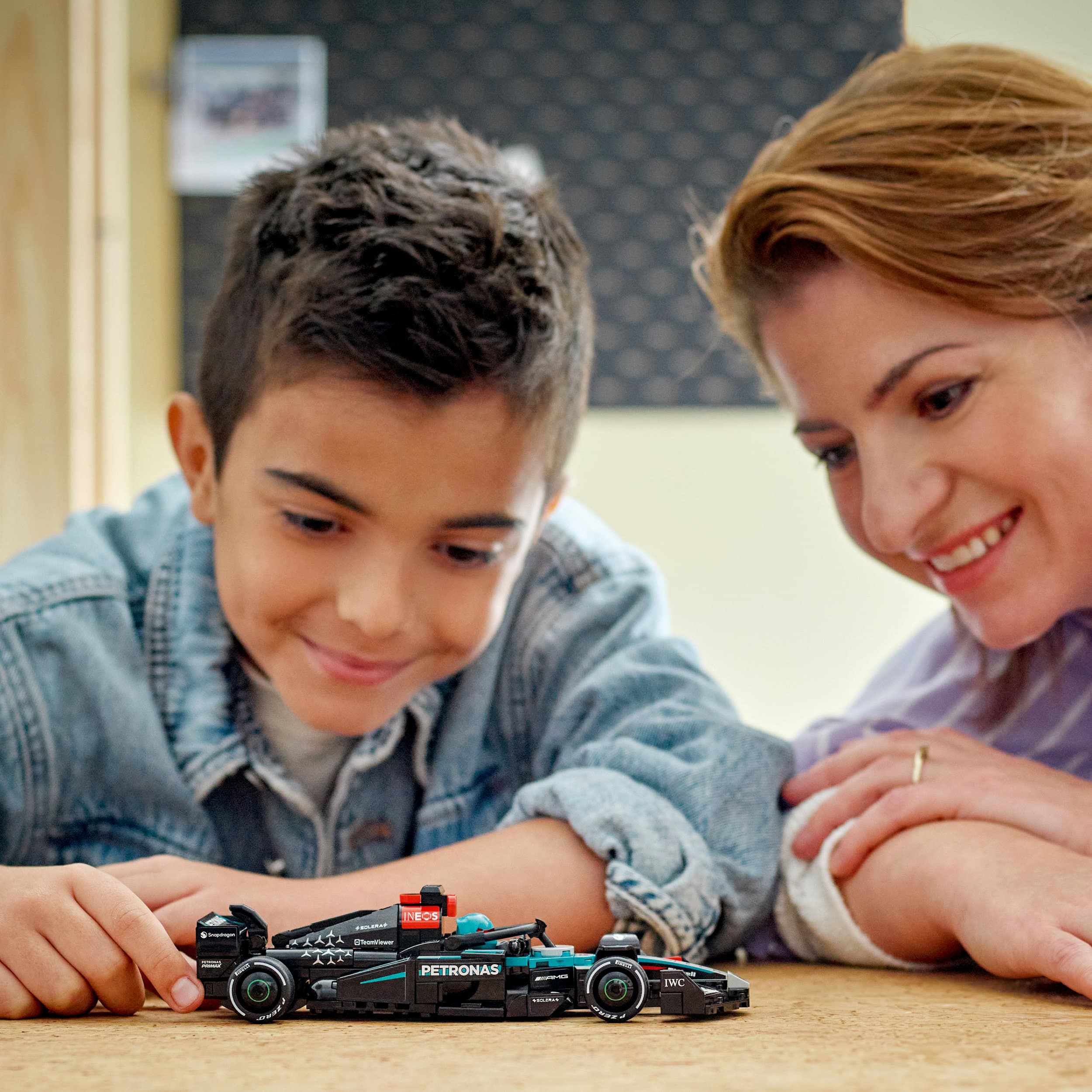 Curious Minds Toys & Games > Toys > Construction Toys > Interlocking Blocks > LEGO > LEGO Speed Champions Lego Speed Champions 77244 Mercedes-AMG F1® W15 Race Car for Ages 10+