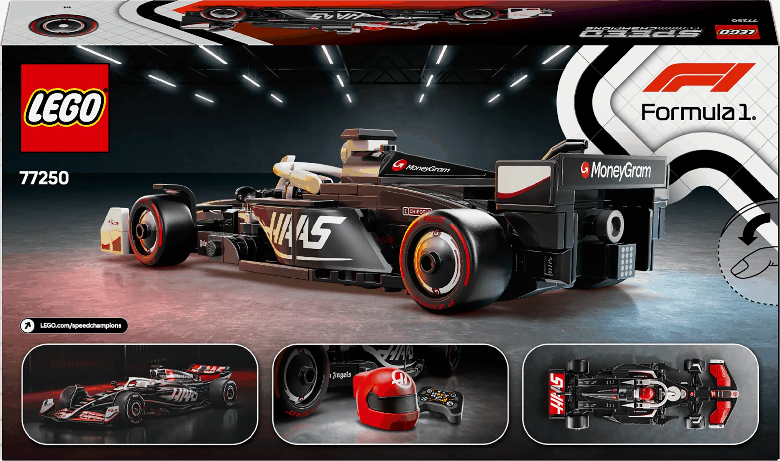 Curious Minds Toys & Games > Toys > Construction Toys > Interlocking Blocks > LEGO > LEGO Speed Champions Lego Speed Champions 77250 MoneyGram Haas F1 Team VF-24 Race Car 10+