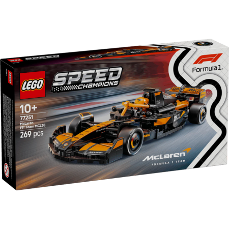 Curious Minds Toys & Games > Toys > Construction Toys > Interlocking Blocks > LEGO > LEGO Speed Champions Lego Speed Champions 77251 McLaren F1 Team MCL38 Race Car for Ages 10+