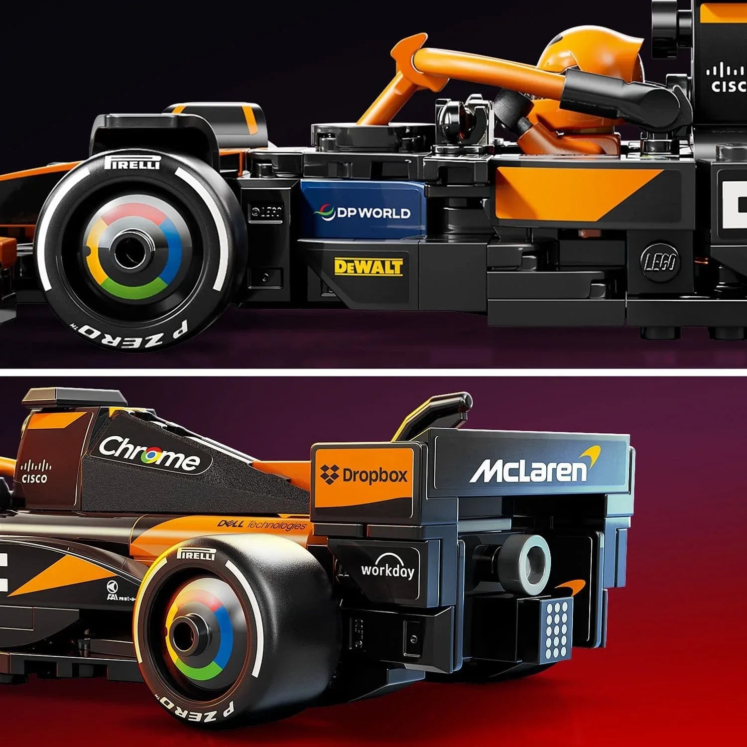 Curious Minds Toys & Games > Toys > Construction Toys > Interlocking Blocks > LEGO > LEGO Speed Champions Lego Speed Champions 77251 McLaren F1 Team MCL38 Race Car for Ages 10+