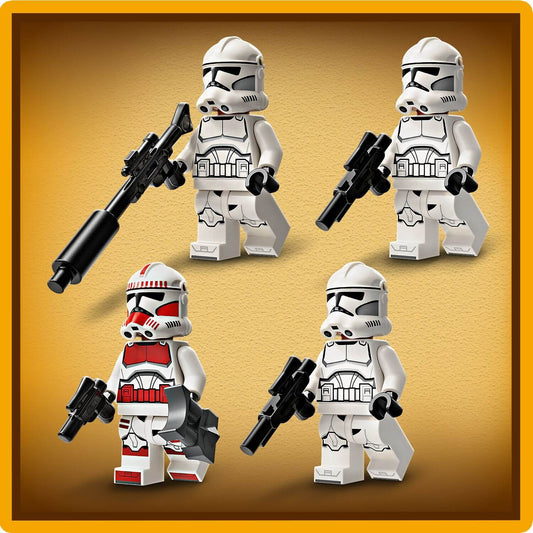Curious Minds Toys & Games > Toys > Construction Toys > Interlocking Blocks > LEGO > LEGO Star Wars Lego Star Wars 75372 Clone Trooper & Battle Droid Battle Pack Ages 7+