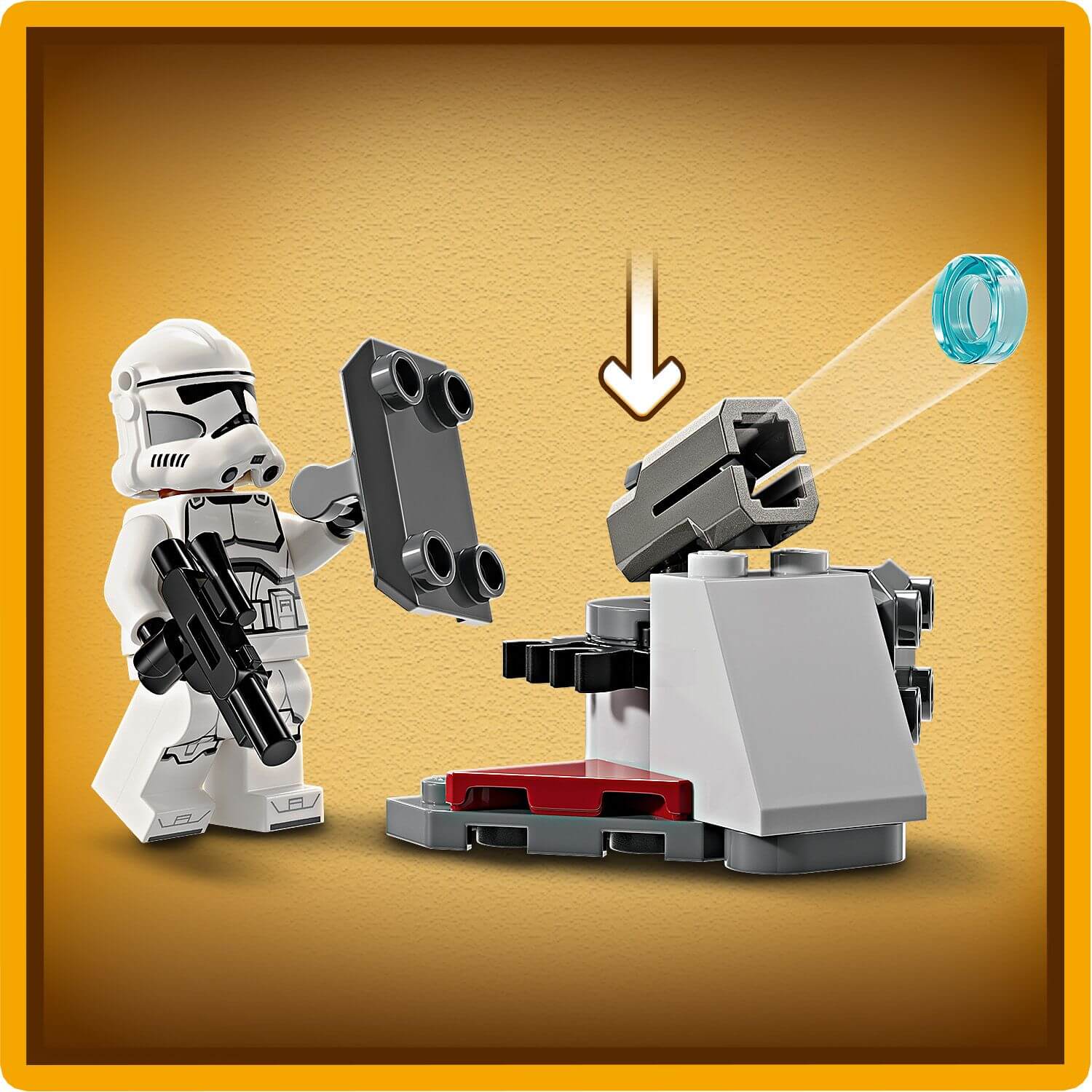 Curious Minds Toys & Games > Toys > Construction Toys > Interlocking Blocks > LEGO > LEGO Star Wars Lego Star Wars 75372 Clone Trooper & Battle Droid Battle Pack Ages 7+