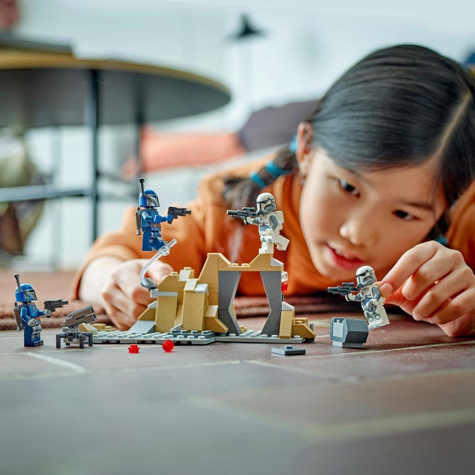 Curious Minds Toys & Games > Toys > Construction Toys > Interlocking Blocks > LEGO > LEGO Star Wars Lego Star Wars 75373 Ambush on Mandalor Battle Pack for Ages 6 and Up