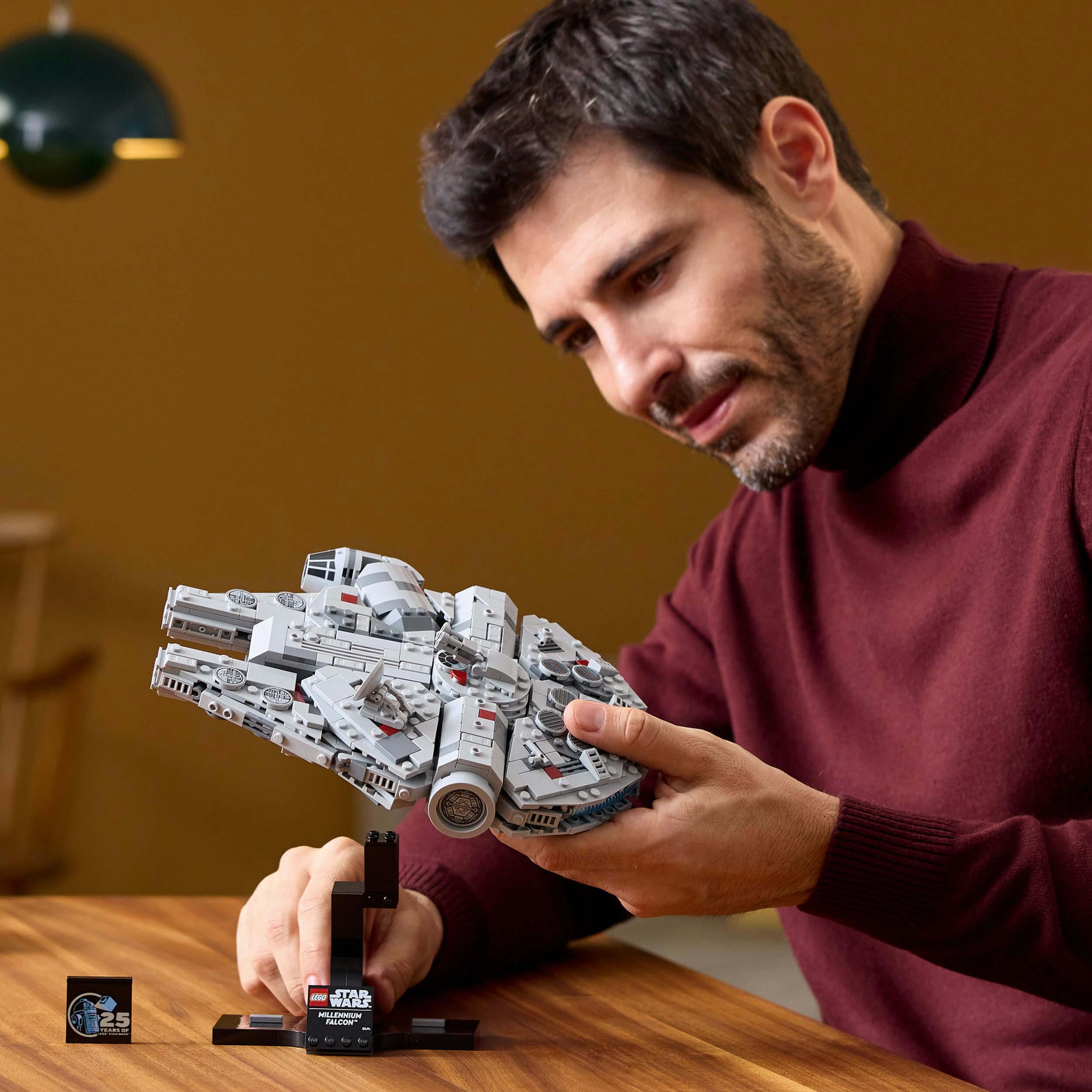 Curious Minds Toys & Games > Toys > Construction Toys > Interlocking Blocks > LEGO > LEGO Star Wars Lego Star Wars 75375 Millennium Falcon 25th Anniversary Set Ages 18+