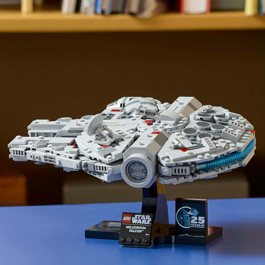 Curious Minds Toys & Games > Toys > Construction Toys > Interlocking Blocks > LEGO > LEGO Star Wars Lego Star Wars 75375 Millennium Falcon 25th Anniversary Set Ages 18+