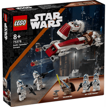 Curious Minds Toys & Games > Toys > Construction Toys > Interlocking Blocks > LEGO > LEGO Star Wars Lego Star Wars 75378 BARC Speeder Escape Toy Playset for Ages 8 and Up