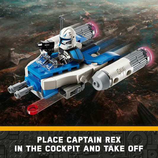 Curious Minds Toys & Games > Toys > Construction Toys > Interlocking Blocks > LEGO > LEGO Star Wars Lego Star Wars 75391 Captain Rex Y-Wing Microfighter for Ages 6 and Up