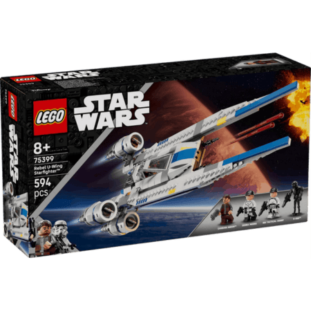 Curious Minds Toys & Games > Toys > Construction Toys > Interlocking Blocks > LEGO > LEGO Star Wars Lego Star Wars 75399 Rebel U-Wing Starfighter Playset for Ages 8 & Up