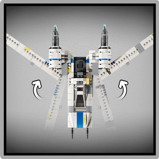 Curious Minds Toys & Games > Toys > Construction Toys > Interlocking Blocks > LEGO > LEGO Star Wars Lego Star Wars 75399 Rebel U-Wing Starfighter Playset for Ages 8 & Up