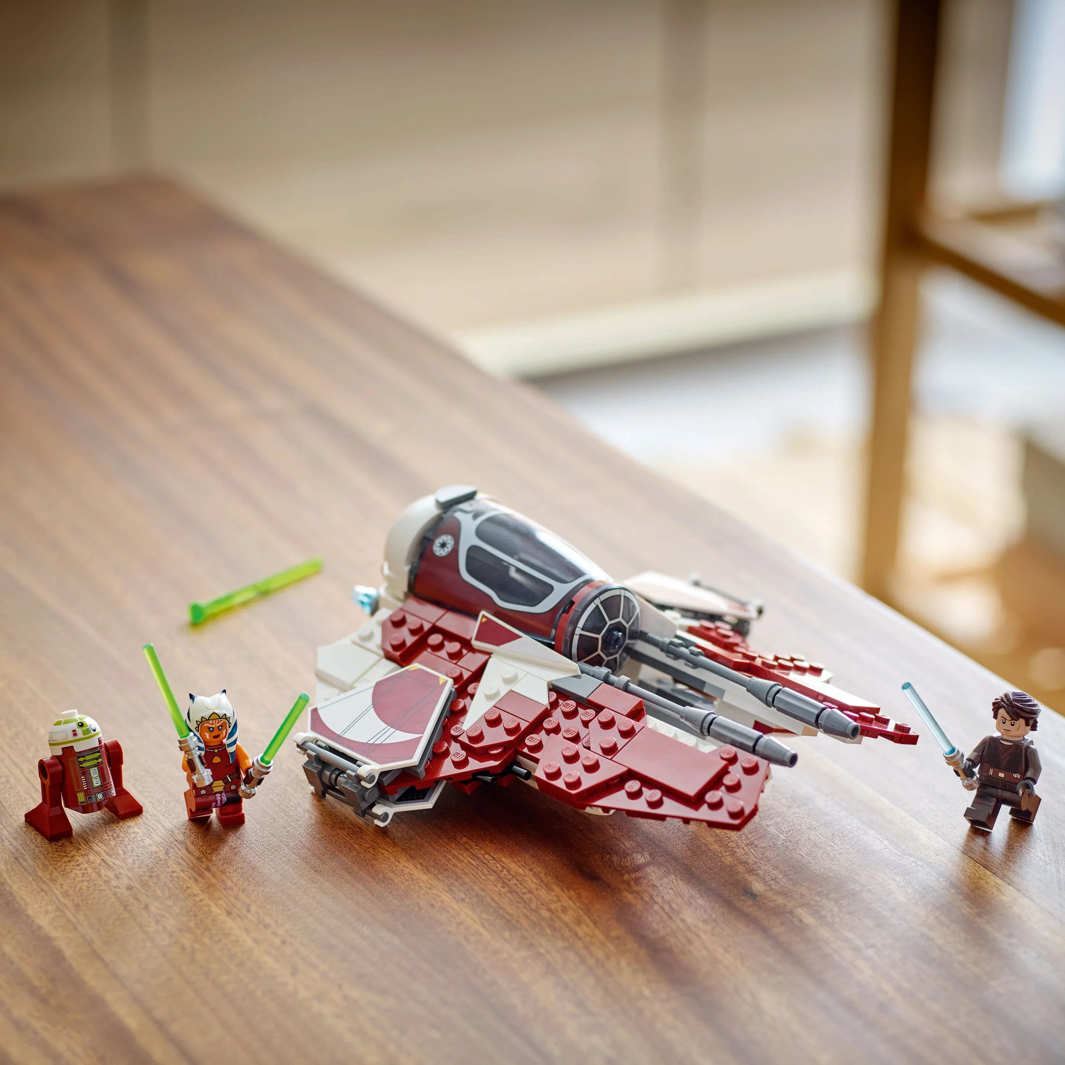Curious Minds Toys & Games > Toys > Construction Toys > Interlocking Blocks > LEGO > LEGO Star Wars Lego Star Wars 75401 Ahsoka's Jedi Interceptor Playset for Ages 8 & Up