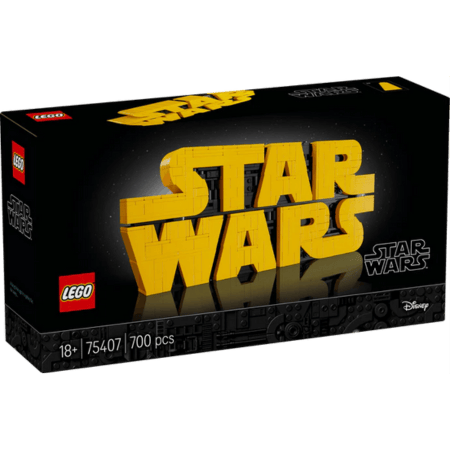 Curious Minds Toys & Games > Toys > Construction Toys > Interlocking Blocks > LEGO > LEGO Star Wars Lego Star Wars 75407 Brick-Built Star Wars Logo for Adults Ages 18+