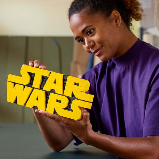 Curious Minds Toys & Games > Toys > Construction Toys > Interlocking Blocks > LEGO > LEGO Star Wars Lego Star Wars 75407 Brick-Built Star Wars Logo for Adults Ages 18+